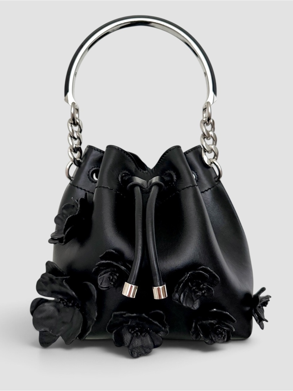 Jimmy Choo Bon Bon Flower Bucket Top-Handle Bag